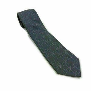 Michael Kors Mens Neck Tie Silk Blend Geometric